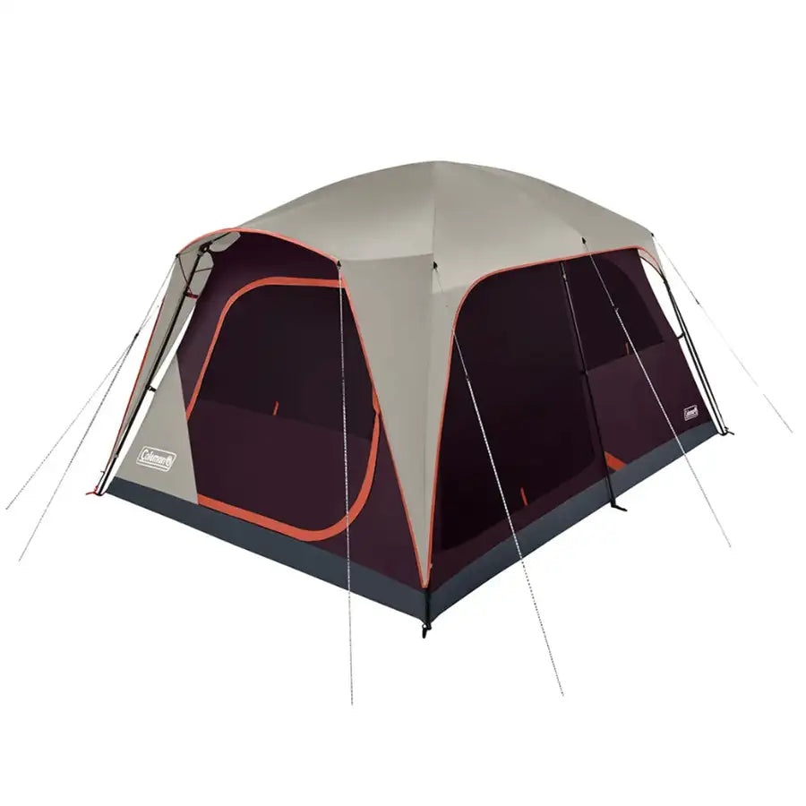 Coleman Skylodge 8-Person Camping Tent - Blackberry [2000037532] - Besafe1st® 