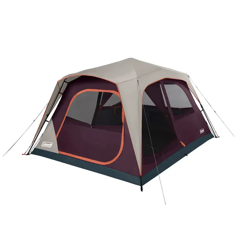 Coleman Skylodge 8-Person Instant Camping Tent - Blackberry [2000038276] - Premium Tents  Shop now 