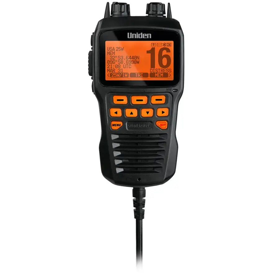 Uniden Remote Mic f/UM725 VHF Radios - Black [UMRMICBK] Besafe1st™ | 