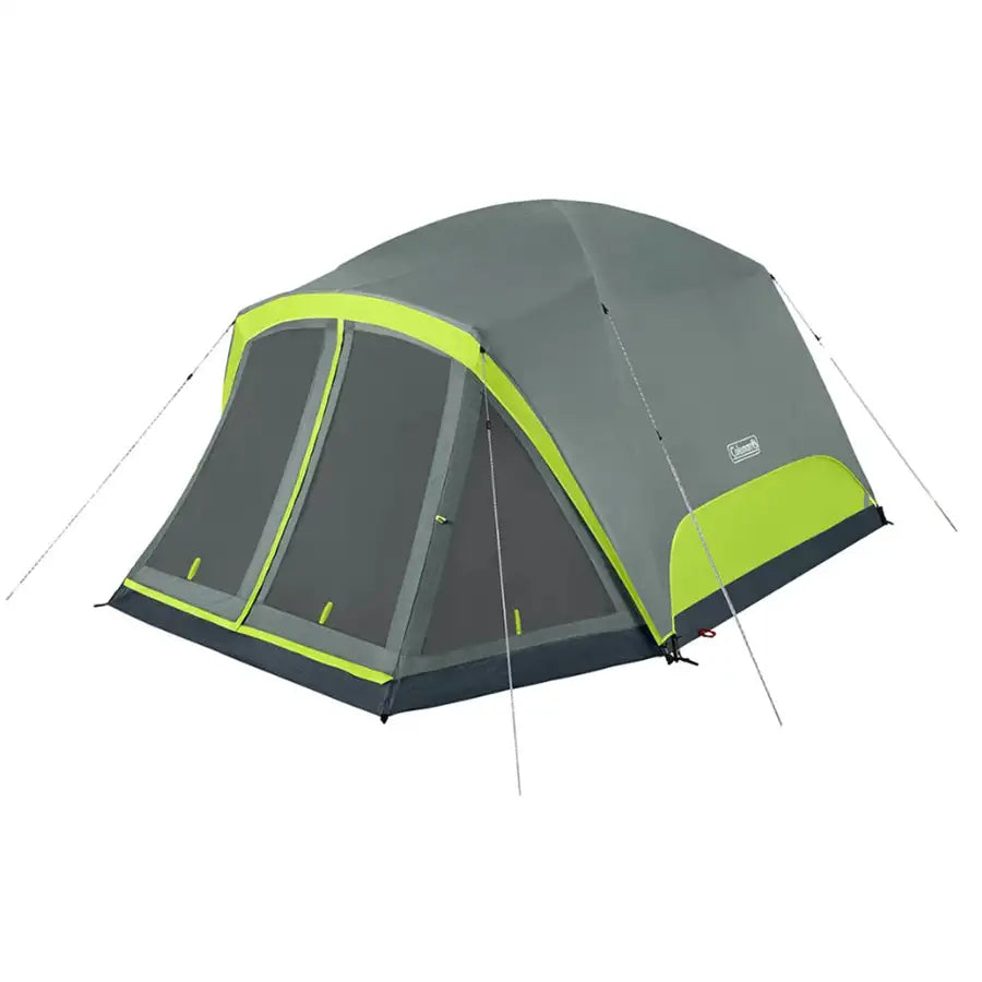 Coleman Skydome 6-Person Camping Tent w/Screen Room - Rock Grey [2000037522] - Besafe1st®  