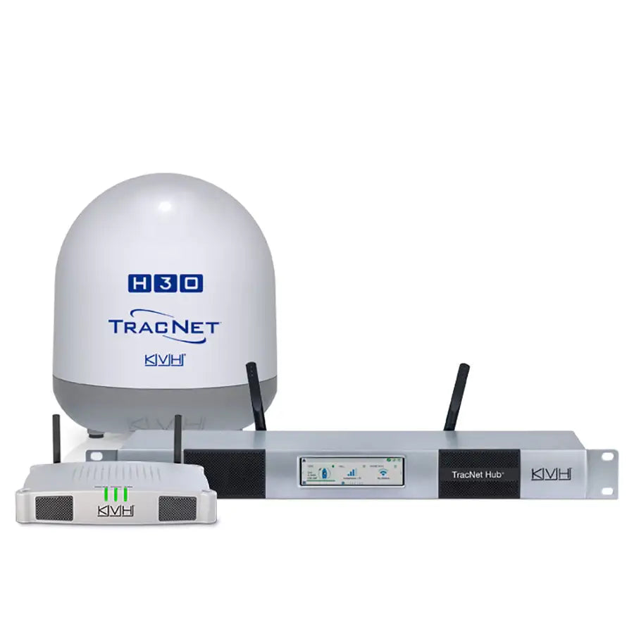 KVH TracNet H30 Ku-Band Antenna w/TracNet Hub [01-0432-11] - Besafe1st® 