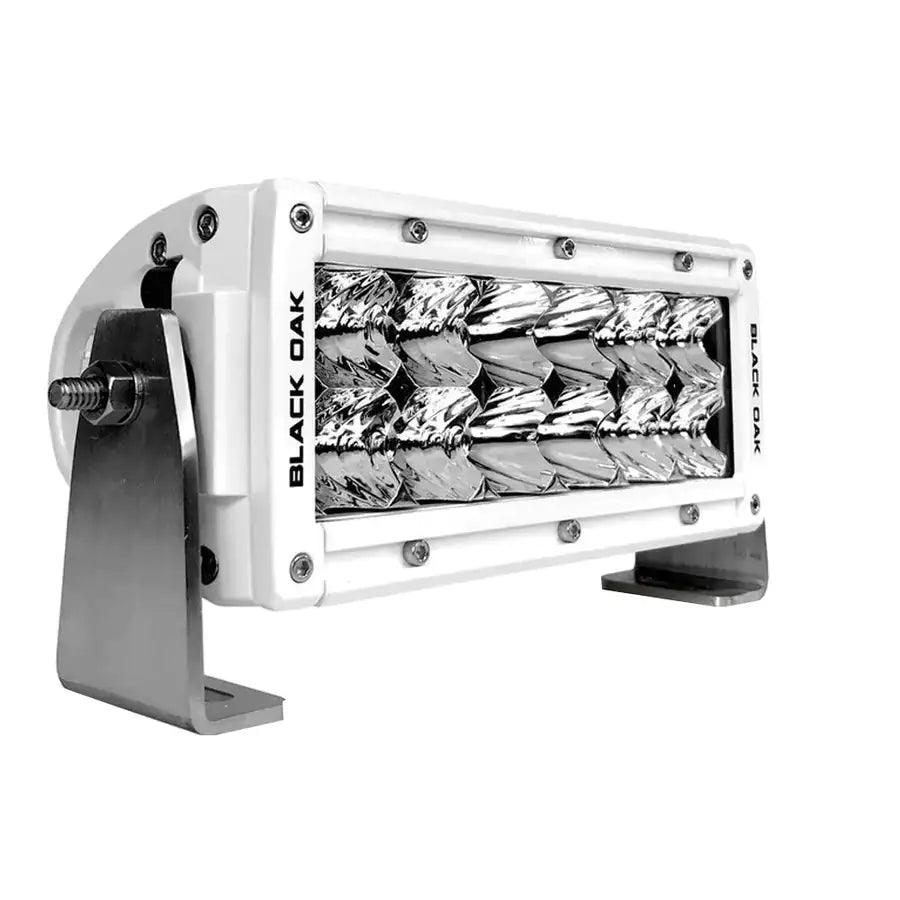 Black Oak Pro Series 3.0 Double Row 6" LED Light Bar - Combo Optics - White Housing [6CM-D5OS] - Premium Lighting Besafe1st®  Shop now 