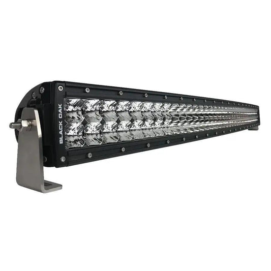 Black Oak Pro Series 3.0 Curved Double Row 40" LED Light Bar - Combo Optics - Black Housing [40CC-D5OS] - Besafe1st
