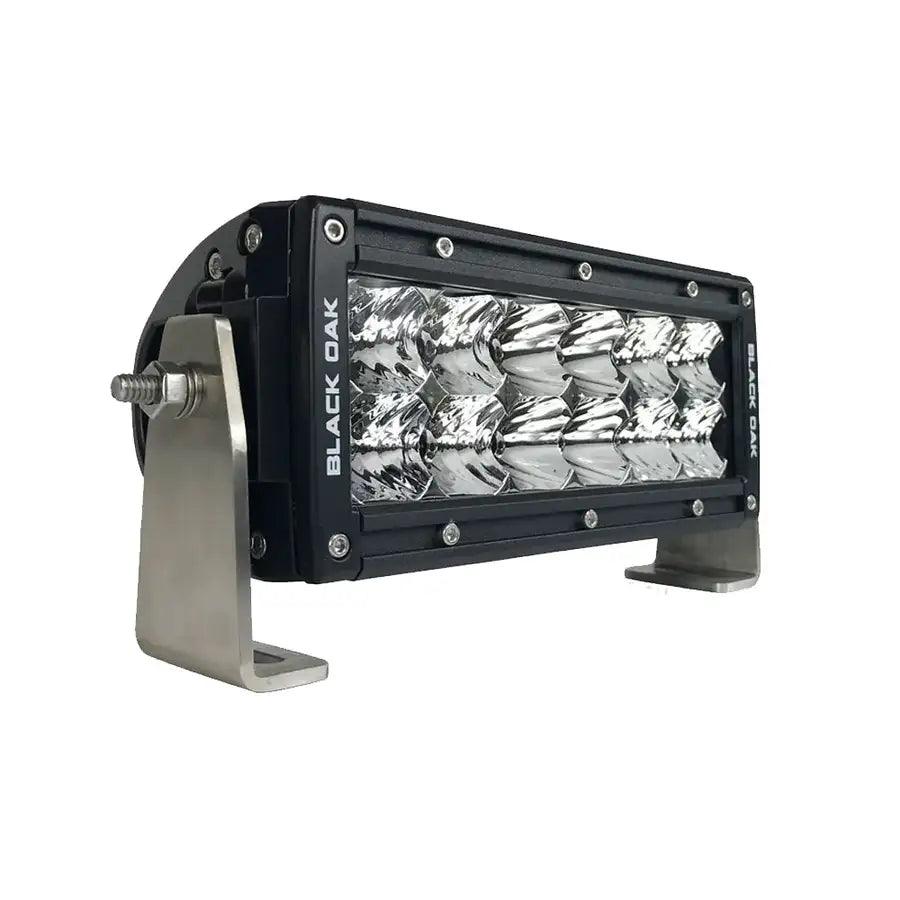 Black Oak Pro Series 3.0 Double Row 6" LED Light Bar - Combo Optics - Black Housing [6C-D5OS] - Premium Lighting Besafe1st®  Shop now 