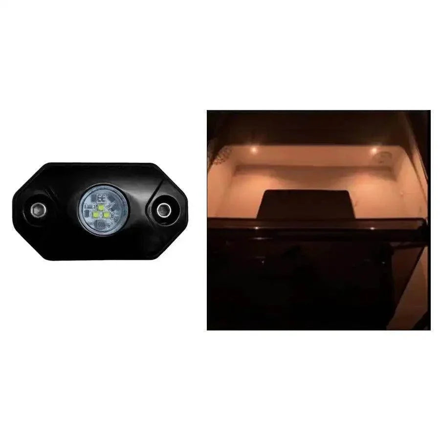 Black Oak Rock Accent Light - Amber - Black Housing [RL-A] Black Oak LED