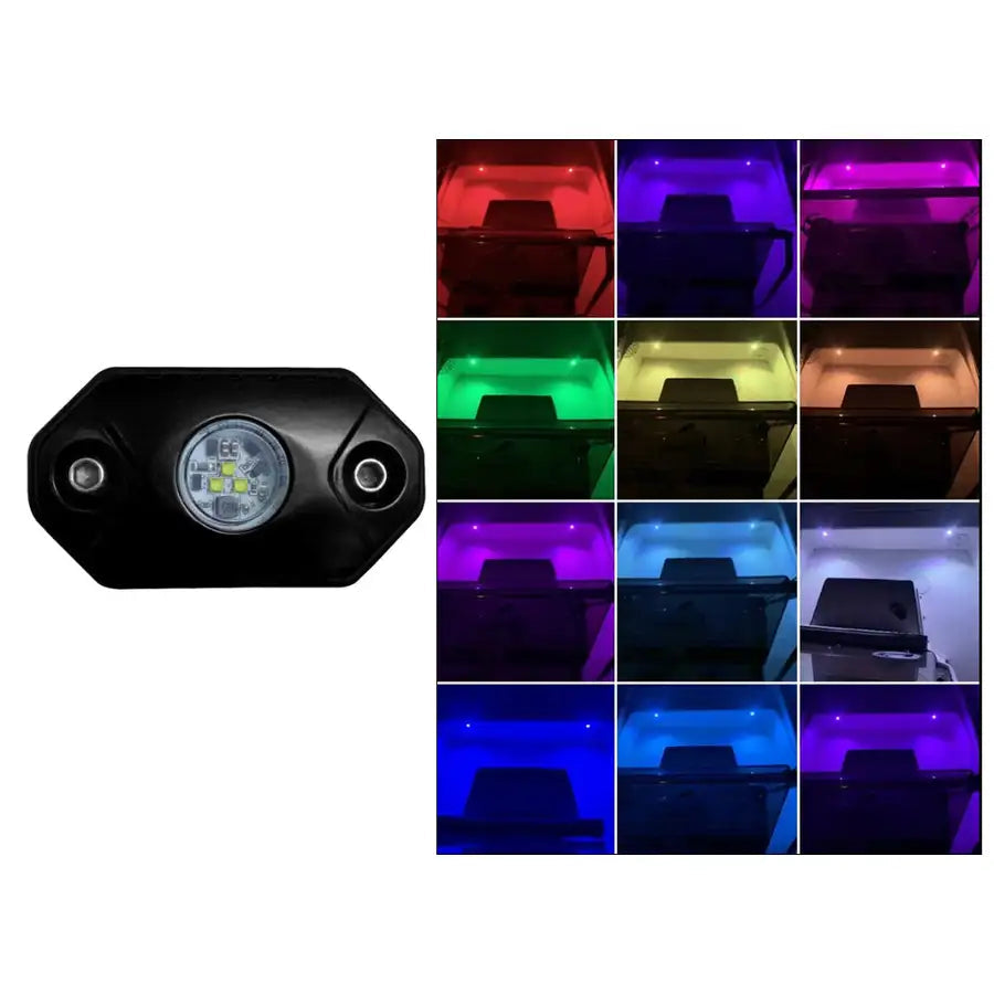Black Oak Rock Accent Light - RGB - Black Housing [RL-RGB] - Besafe1st® 
