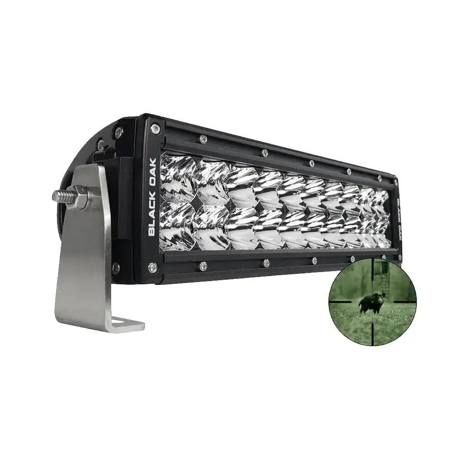 Black Oak Pro Series Double Row Combo Infrared 10" 940nm Light Bar - Black [10IR-940] - Premium Light Bars Besafe1st®  Shop now 