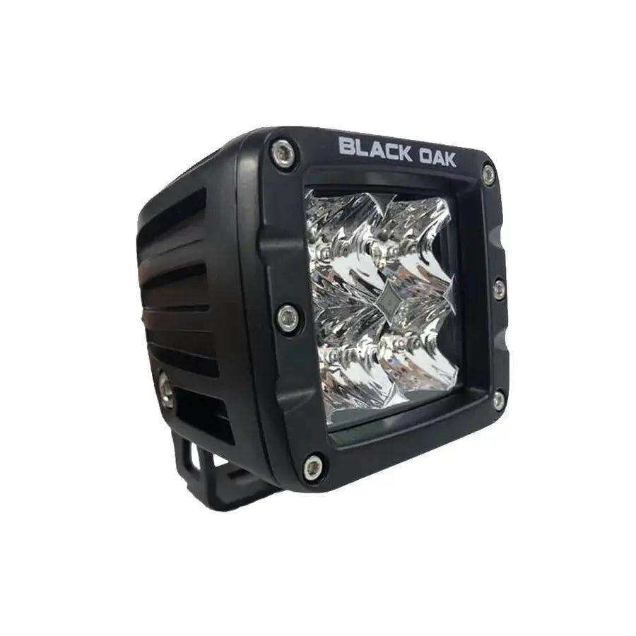 Black Oak 2" LED Pod Light - Flood Optics - Black Housing - Pro Series 3.0 [2F-POD10CR] - Premium Pods & Cubes Besafe1st®  Shop now 