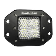 Black Oak Pro Series 2" Flush Mounted Diffused Light - Black [2D-FPOD10CR] - Besafe1st® 