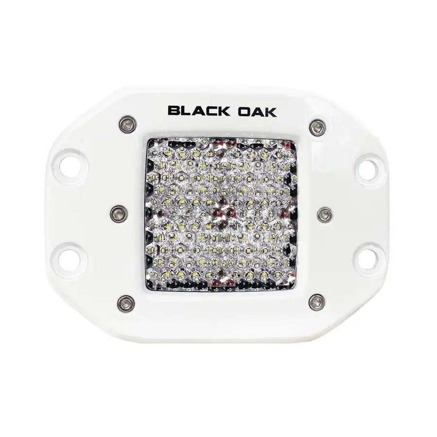 Black Oak Pro Series 2" Flush Mounted Diffused Light - White [2DM-FPOD10CR] Besafe1st™ | 