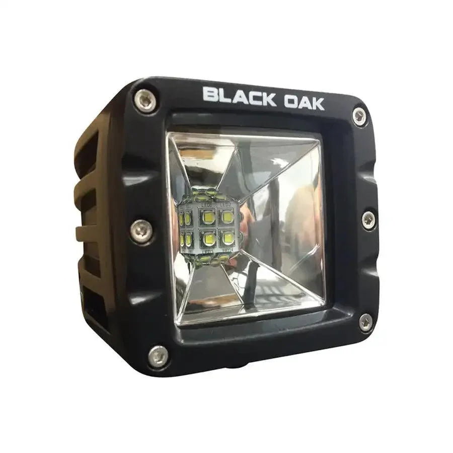 Black Oak 2" LED Light Pod - Scene Optics - Black Housing - Pro Series 3.0 [2SL-POD10CR] - Besafe1st