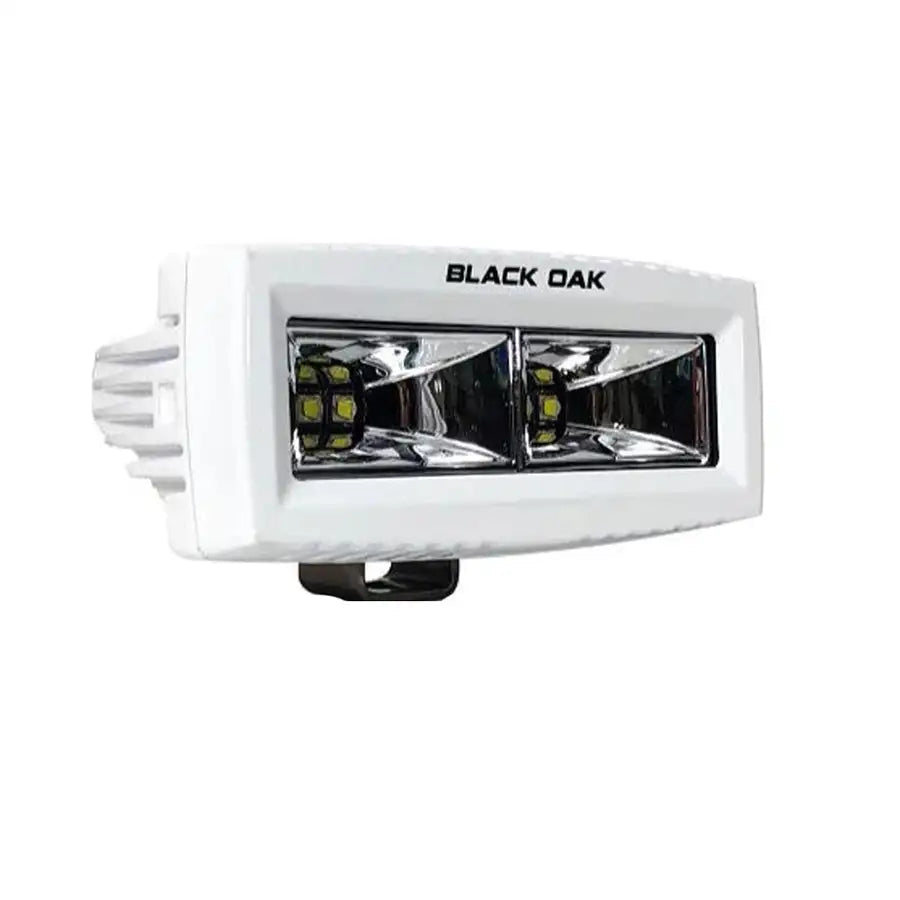 Black Oak 4" Marine Spreader Light - Scene Optics - White Housing - Pro Series 3.0 [4MS-S] - Premium Flood/Spreader Lights  Shop now 