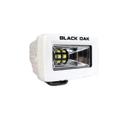 Black Oak 2" Marine Spreader Light - Scene Optics - White Housing - Pro Series 3.0 [2-MS-S] - Premium Flood/Spreader Lights  Shop now 