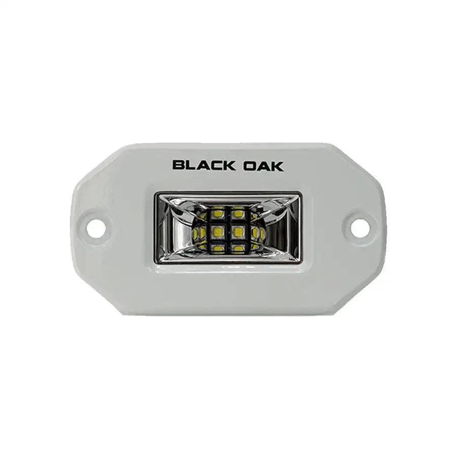 Black Oak 2" Marine Flush Mount Spreader Light - White Housing - Pro Series 3.0 [2FSL-SRPOD10CR] - Premium Flood/Spreader Lights Besafe1st®  Shop now 