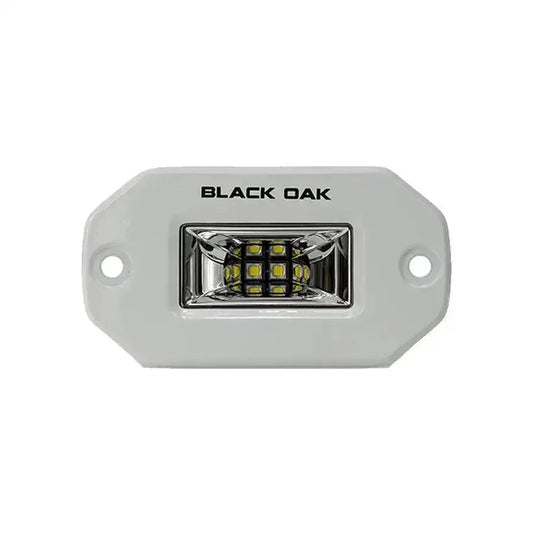 Black Oak 2" Marine Flush Mount Spreader Light - White Housing - Pro Series 3.0 [2FSL-SRPOD10CR] - Besafe1st
