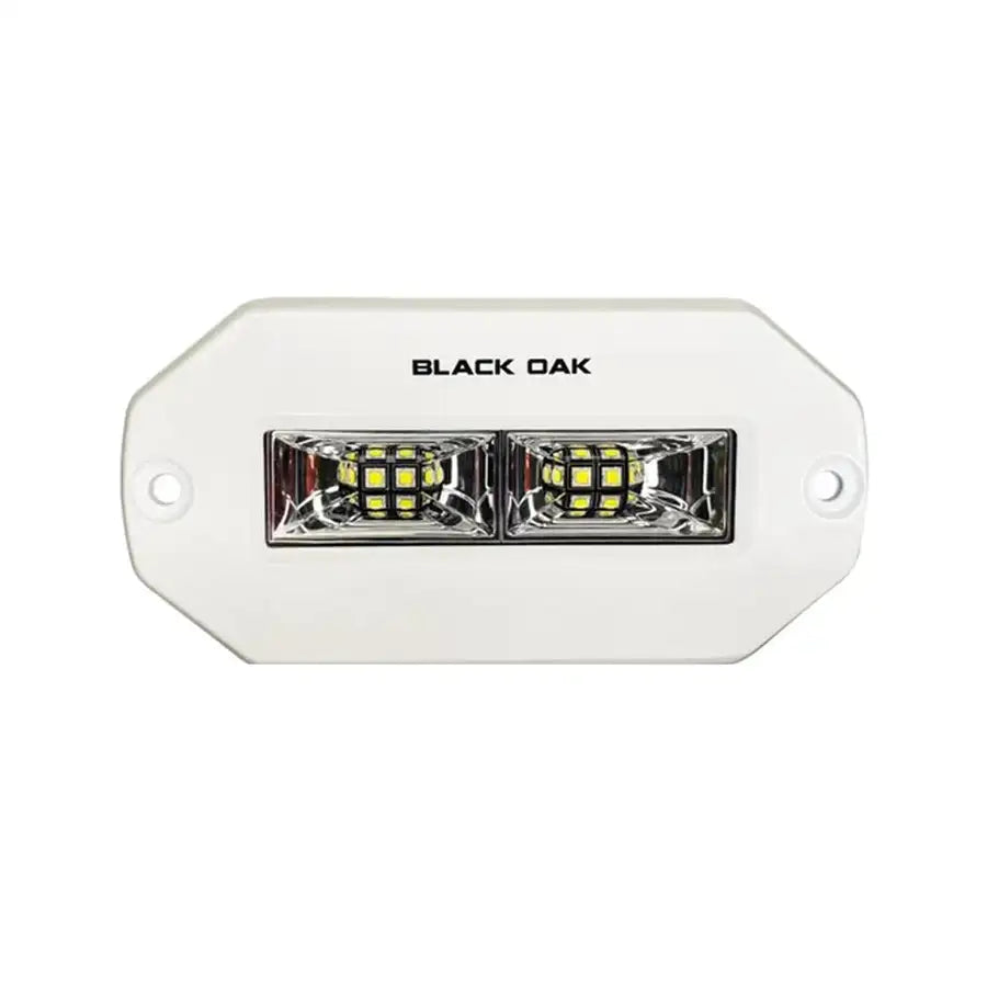 Black Oak 4" Marine Flush Mount Spreader Light - White Housing - Pro Series 3.0 [4FMSL-S] - Premium Flood/Spreader Lights  Shop now 