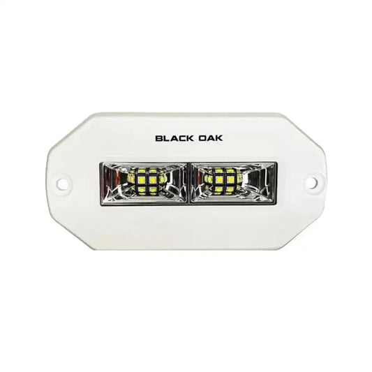 Black Oak 4" Marine Flush Mount Spreader Light - White Housing - Pro Series 3.0 [4FMSL-S] Black Oak LED