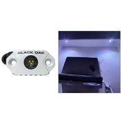 Black Oak Rock Accent Light - White LEDs - White Housing [MAL-W] - Besafe1st® 