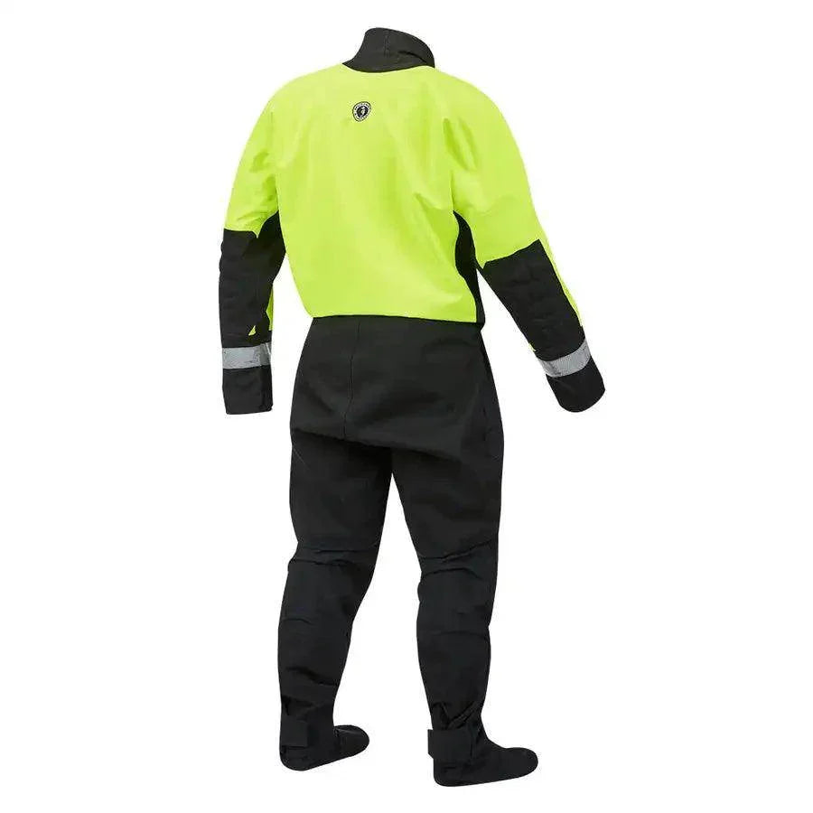 Mustang MSD576 Water Rescue Dry Suit - Fluorescent Yellow Green-Black - Large [MSD57602-251-L-101] - Besafe1st