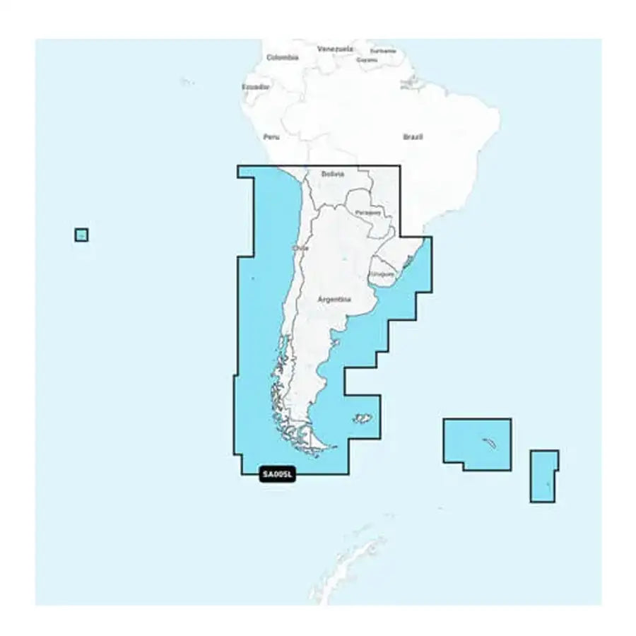 Garmin Navionics+ NSSA005L - Chile, Argentina  Easter Island - Marine Chart [010-C1286-20] - Premium Garmin Navionics+ Foreign  Shop now 