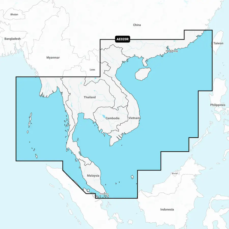 Garmin Navionics Vision+ NVAE020R - South China  Andaman Seas - Marine Chart [010-C1218-00] Besafe1st™ | 