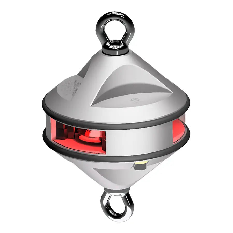 Lopolight Series 200-014 - Hoist Light - 2NM - Red - Silver Housing [200-014G2-H1C] - Premium Navigation Lights  Shop now at Besafe1st®