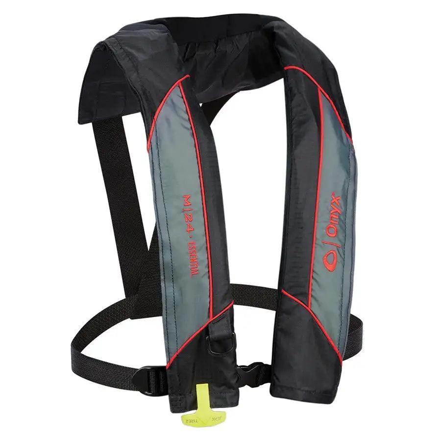 Onyx M-24 Essential Manual Inflatable Life Jacket - Red - Adult Universal [131200-100-004-23] - Besafe1st