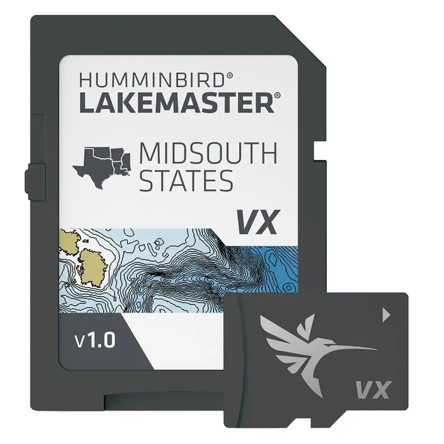 Humminbird LakeMaster VX - Mid-South States [601005-1] - Premium Humminbird  Shop now 