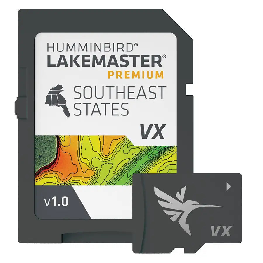 Humminbird LakeMaster VX Premium - Southeast [602008-1] - Premium Humminbird  Shop now 