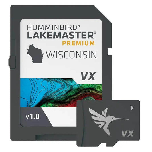 Humminbird LakeMaster VX Premium - Wisconsin [602010-1] - Besafe1st