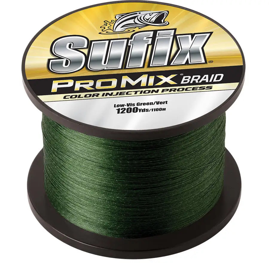 Sufix ProMix Braid - 30lb - Low-Vis Green - 1200 yds [630-330G] - Premium Lines & Leaders  Shop now 