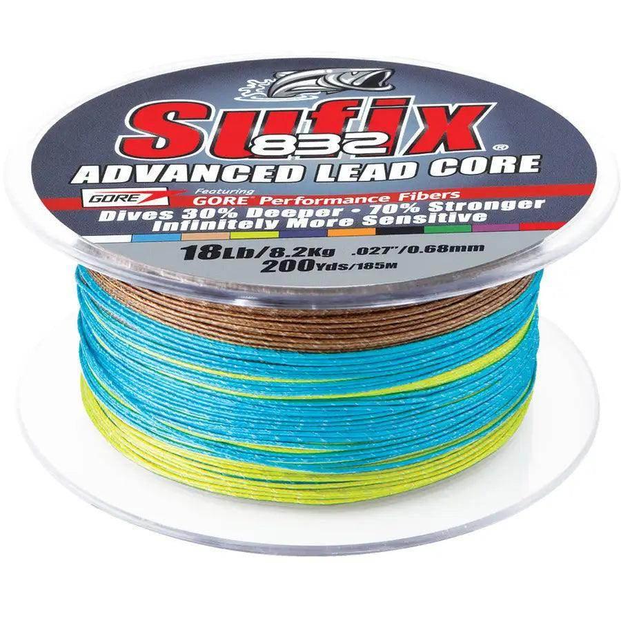 Sufix 832 Advanced Lead Core - 12lb - 10-Color Metered - 200 yds [658-212MC] - Besafe1st