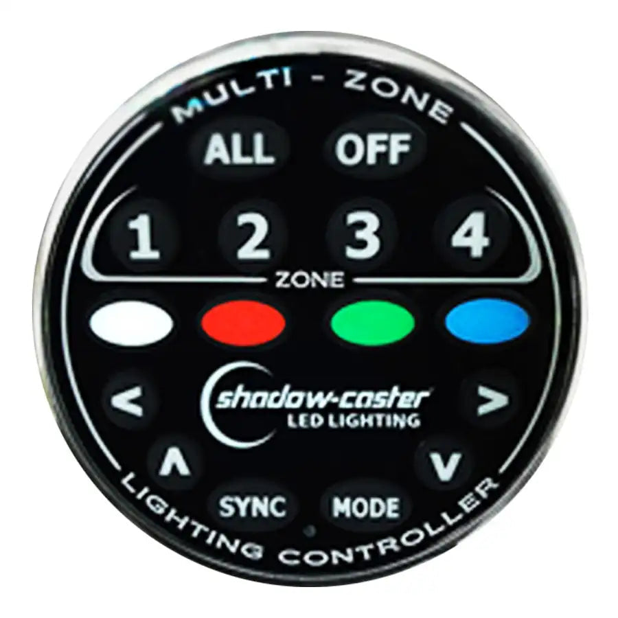 Shadow-Caster Round Zone Controller 4 Channel Remote f/MZ-LC or SCM-LC [SCM-ZC-REMOTE] - Besafe1st® 