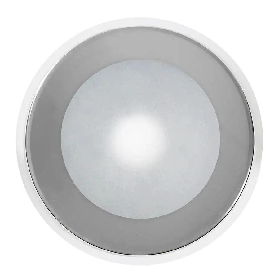 Shadow-Caster DLX Series Down Light - White Housing - RGB - Chrome Bezel [SCM-DLX-CC-CHR-WH] - Besafe1st® 