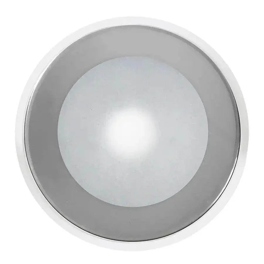 Shadow-Caster DLX Series Down Light - White Housing - RGB - Chrome Bezel [SCM-DLX-CC-CHR-WH] - Besafe1st
