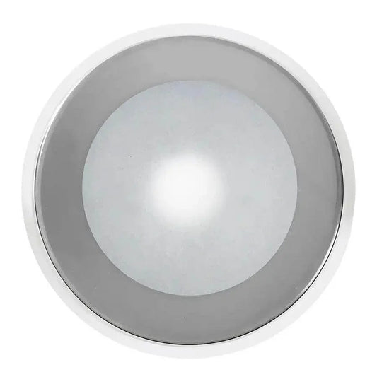 Shadow-Caster DLX Series Down Light - White Housing - RGB - Chrome Bezel [SCM-DLX-CC-CHR-WH] - Besafe1st