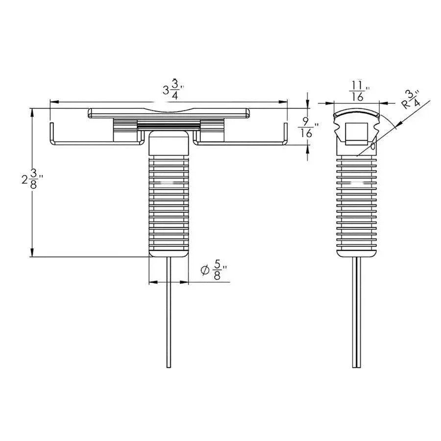 TACO Rub Rail Mounted LED Nav Light Set f/SuproFlex Only [F38-9960] TACO Marine