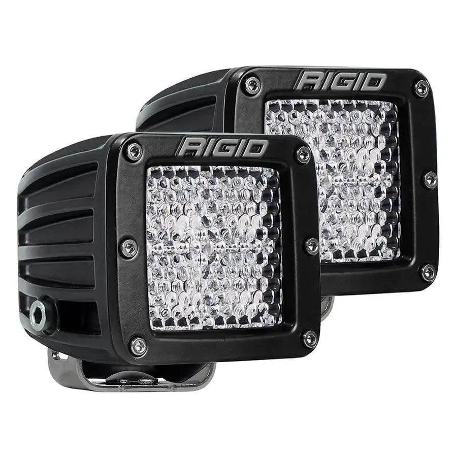 RIGID Industries D-Series PRO Flood Diffused Surface Mount Black Light - Pair [202513] RIGID Industries