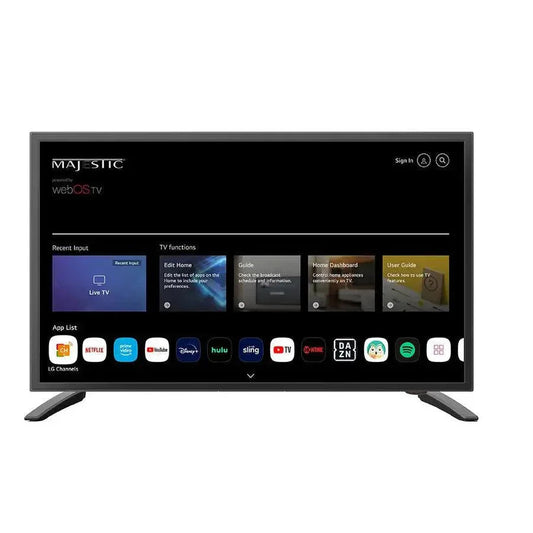 Majestic 19" 12V Smart LED TV WebOS, Mirror Cast  Bluetooth - North America Only [MJSLT190U] Majestic Global USA