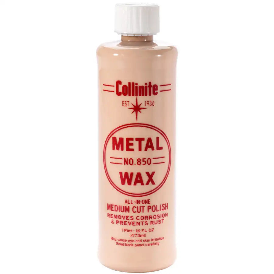 Collinite 850 Metal Wax - Medium Cut Polish - 16oz [850-16OZ] - Premium Cleaning  Shop now 