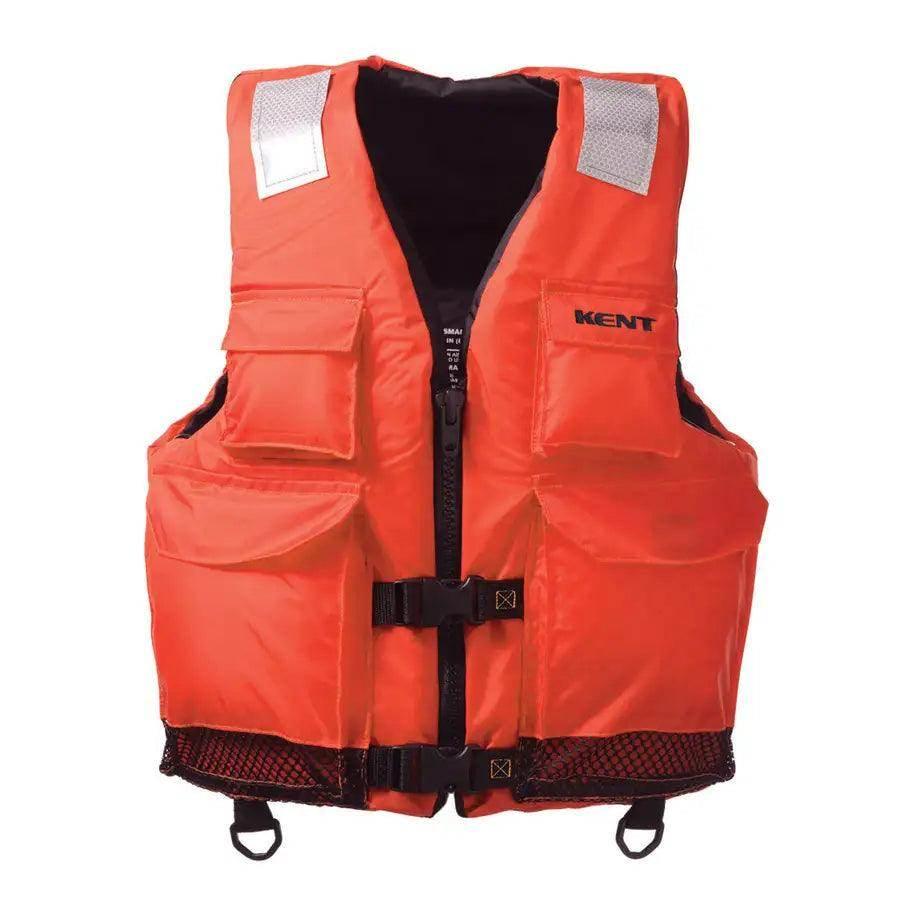 Kent Elite Dual-Sized Commercial Vest - L/XL - Orange [150200-200-050-23] Kent Sporting Goods