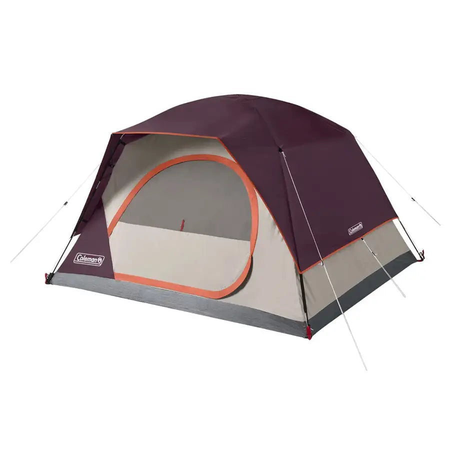 Coleman Skydome 4-Person Camping Tent - Blackberry [2154684] Besafe1st™ | 