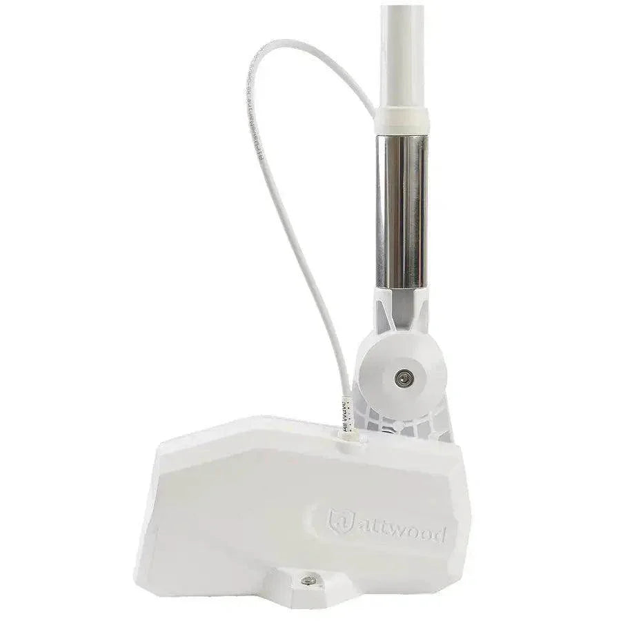 Attwood PowerBase Antenna - White Powered Fold-Down Antenna Base [6100-AT-7] - Besafe1st