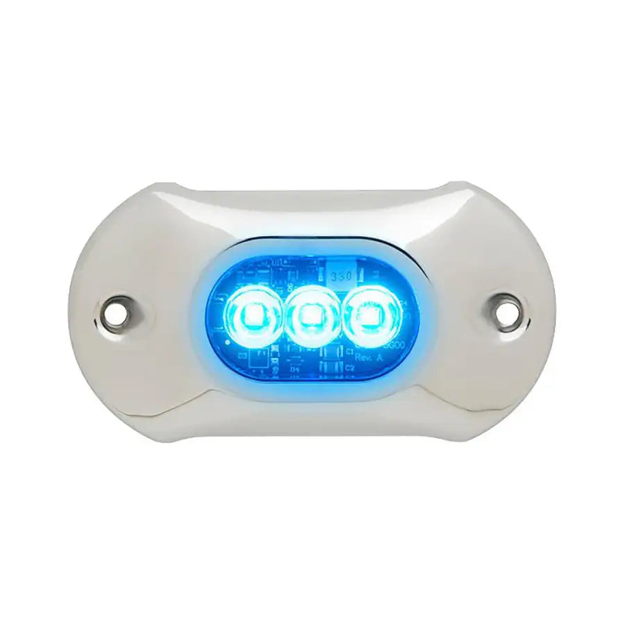 Attwood LightArmor HPX Underwater Light - 3 LED  Blue [66UW03B-7] - Besafe1st®  