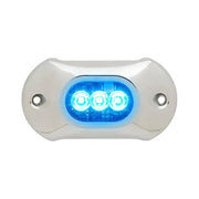 Attwood LightArmor HPX Underwater Light - 3 LED  Blue [66UW03B-7] - Premium Underwater Lighting  Shop now 