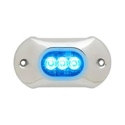 Attwood LightArmor HPX Underwater Light - 3 LED Blue [66UW03B-7] - Besafe1st® 