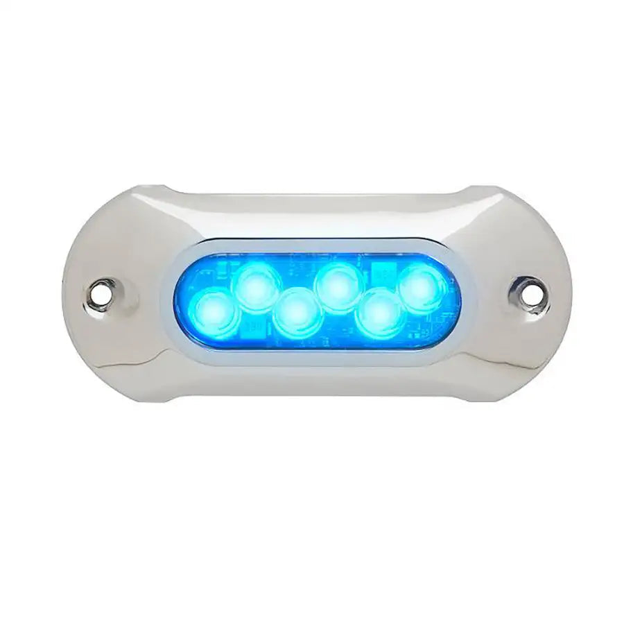 Attwood LightArmor HPX Underwater Light - 6 LED  Blue [66UW06B-7] Besafe1st™ | 