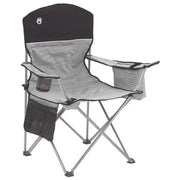 Coleman Cooler Quad Chair - Grey  Black [2000034873] - Premium Camping  Shop now 