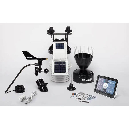 Davis Vantage Pro2 Wireless Weather Station w/WeatherLink Console, 24hr Fan Aspirated Radiation Shield, UV Solar Sensors [6263] - Besafe1st