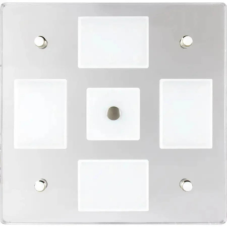 Sea-Dog Square LED Mirror Light w/On/Off Dimmer - White  Blue [401840-3] Sea-Dog